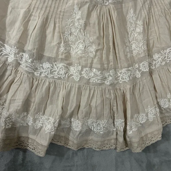 Anthropologie embroidered pintuck mini dress - Picture 14 of 14